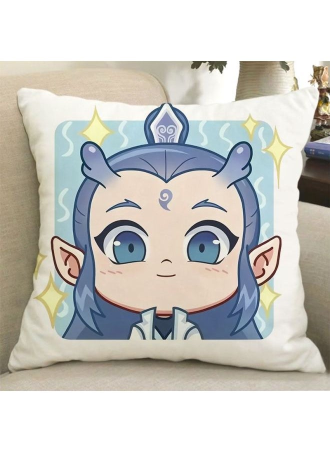 Which Surrounding Pillow, Which Ao Bing Ao Guang Ao Leap Shen Male Leopard Doll Diy Gift-Color:A15-Height:40x40cm Silky Bright Segment Double-sided Printing