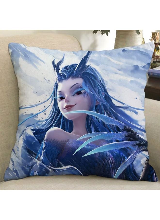 Which Surrounding Pillow, Which Ao Bing Ao Guang Ao Leap Shen Male Leopard Doll Diy Gift-Color:A15-Height:40x40cm Silky Bright Segment Double-sided Printing