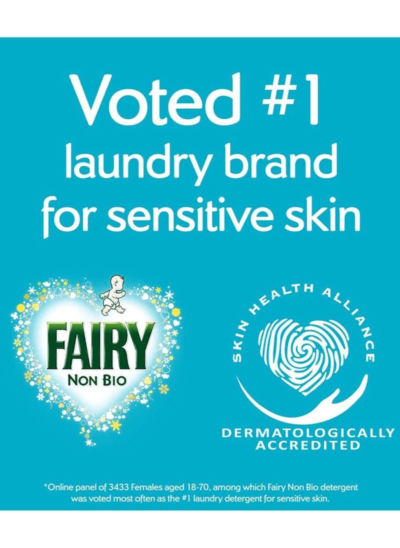 Fairy - Non-Bio 3-in-1 Washing Tablets/Capsules For Sensitive Skin Laundry detergent  60 loads - Image 1
