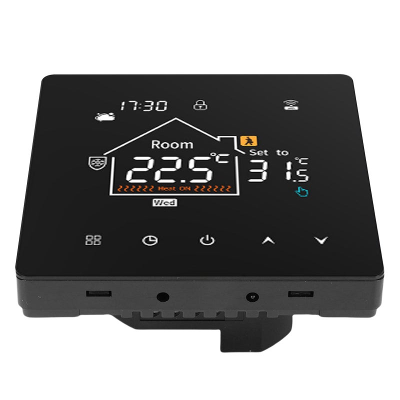 Digital Thermostat 7 Day Programmable LCD Color Touchscreen Thermostat with Data Memory Function for Home Hotel Office Regular Model - Image 4