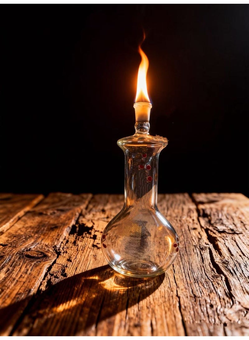 Handmade Decorative Oil Lamp for Home Decoration (Random Color)