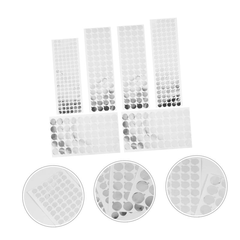 Aluminium Foil Sealing Stickers Self Adhesive Labels For Essential Oil Bottles 6 Sheets 1 Pack - Image 5