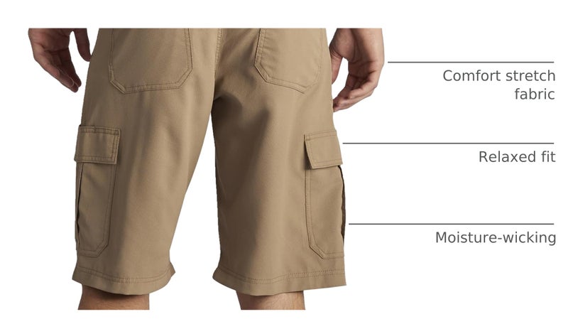 Lee Men's Big & Tall Performance Cargo Short, Lion, 46 - Image 3