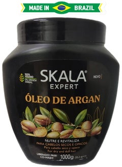 SKALA Treatment Cream and Conditioner Hair with Argan Oil Nutrition Restorative and Moisturizing for Dry and Dull Hair 1000g  - Image 1