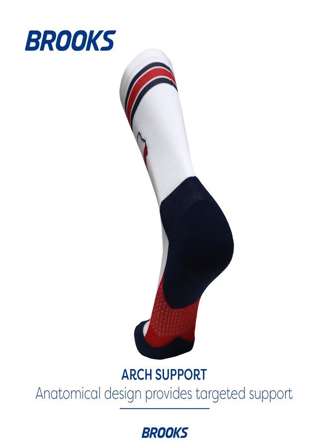 Brooks Ghost Crew Socks I Performance Running Cushioned Socks with Arch Support for Men & Women - Texas23 - Medium - Image 3