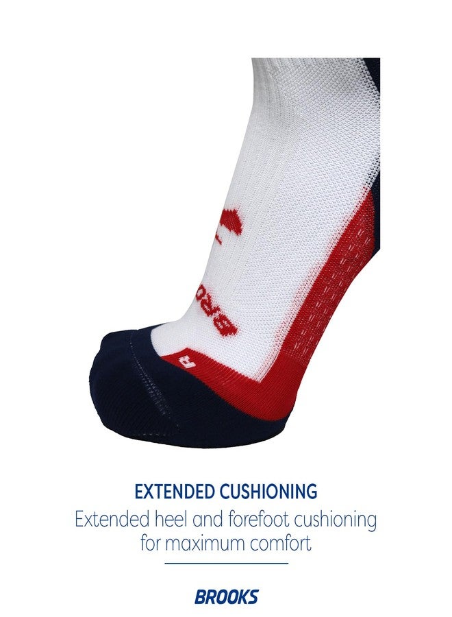 Brooks Ghost Crew Socks I Performance Running Cushioned Socks with Arch Support for Men & Women - Texas23 - Medium - Image 4