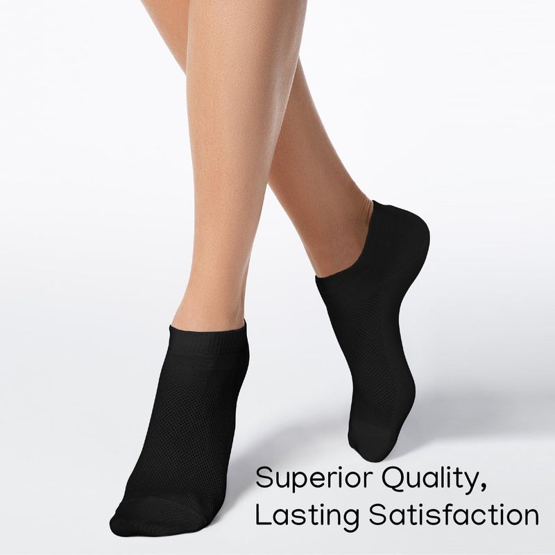 Duna Womens Socks, Ultra Thin Breathable Cotton Ankle Socks for Women, Athletic Running Low Cut No Show - Image 4