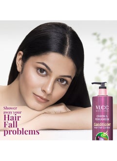 VLCC Onion & Fenugreek Hair Conditioner for Hair Fall - 200ml | Softens, Controls Breakage | Sulphate & Paraben Free | With Almond & Black Seed  - Image 3