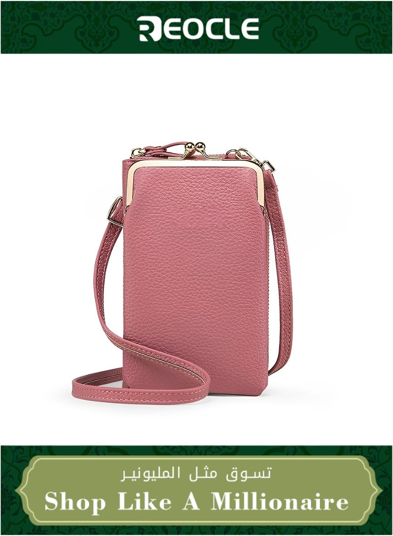 REOCLE Women's Crossbody Bags Crossbody Cell Phone Purses with Adjustable Strap & Multi Credit Card Slots Wallet Purses Best Gift for Women - Image 1
