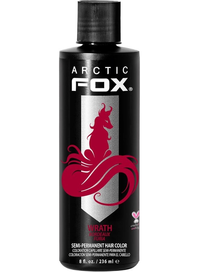 ARCTIC FOX Vegan And Cruelty-Free Semi-Permanent Hair Color Dye (8 Fl Oz, Wrath) - Image 1