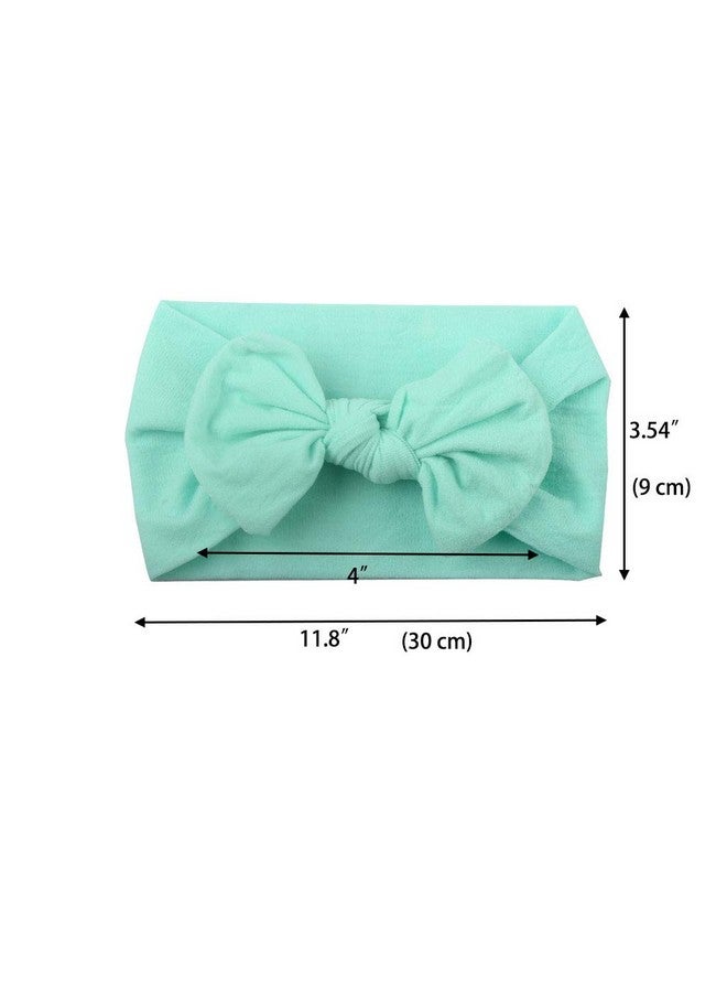 Super Stretchy Soft Knot Headbands With Hair Bows Head Wrap Hair Accessories For Newborn Baby Girls Infant Toddlers Kids