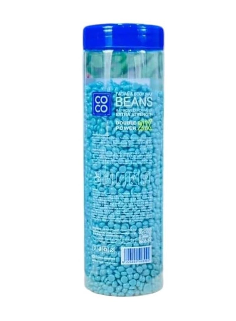 Coco Facial and Body Wax Beans Extra Strength Double Power 2 x - 350g - Image 2
