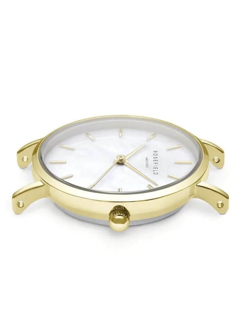 RoseField ساعة نسائية صغيرة من الفولاذ المقاوم للصدأ بشبكة ذهبية SMGMG-S06 - Image 2