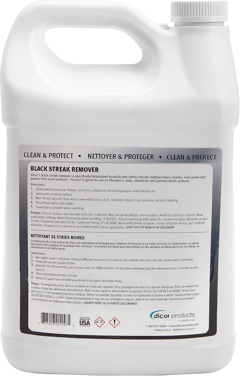 Dicor CP-BSR-1GL RV Black Streak Remover - Powerful Formula for Effective Cleaning - 1 Gallon - Black and White Globally trusted quality - Image 2