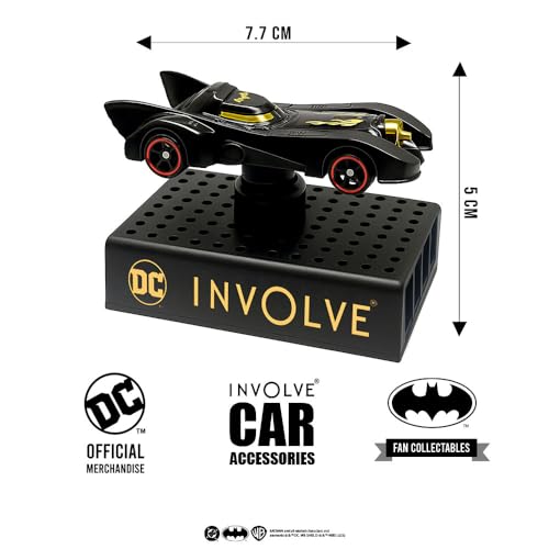 Involve your senses Involve DC 1989 Batmobile Drift Car Perfume – Tim Burton Batmobile Edition Car Perfume | OFFICIAL DC MERCHANDISE | Car Fresheners | Car Accessories 2025 |Car Dashboard Decoration - Image 3