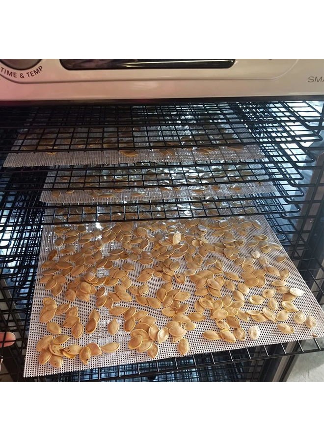 Mutochy Silicone Dehydrator Sheets, Non-Stick Reusable Dehydrator Mats for Fruit Dryer Mesh,Pad,15.7 x 157 Inches Deyer Mesh Mats Reusable - Image 5