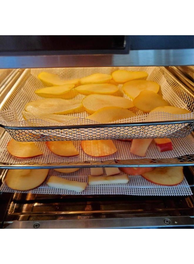 Mutochy Silicone Dehydrator Sheets, Non-Stick Reusable Dehydrator Mats for Fruit Dryer Mesh,Pad,15.7 x 157 Inches Deyer Mesh Mats Reusable - Image 3