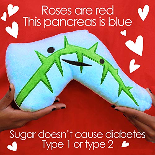 I Heart Guts Pancreas Plush – Sweet on You! – 11" Funny Diabetic Gifts, Type 1, Type 2, T1D/T2D, Support, Surgery Recovery, Insulin Buddies, Get Well Present, Pancreatic Cancer, Endocrinology - Image 4
