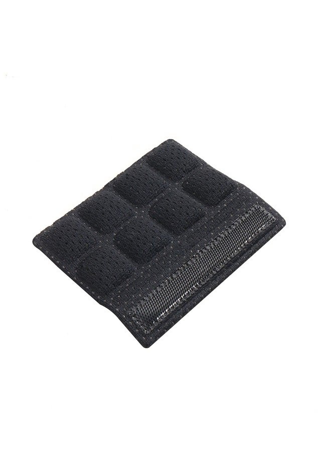 PAXLAMB 6PCS Chin Pads Foam Pad Set Strap Padding Replacements Universal Cushion Mats for Cycling Bike Bicycle Motorcycle Road Racing Riding Helmet (Black 6PCS) - Image 3