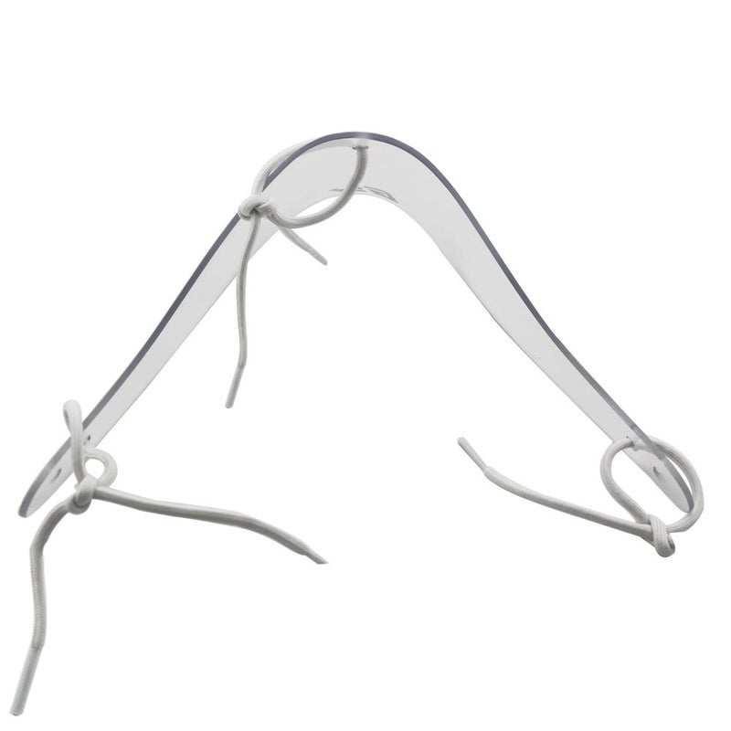 GY Polycarbonate Flexibility and Tough Ice Hockey Goalie Neck Guard Goalkeeper Neck Protector Classical Clear Size Free - Image 5