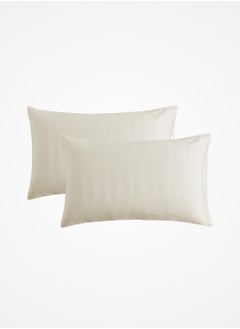 Master Home Textile MicrofiberHotel Duvet Cover Sets, Fits 120 cm x 200 cm Size Bed, 4 Pcs Single Size, Hotel Stripe Pattern  - Image 4