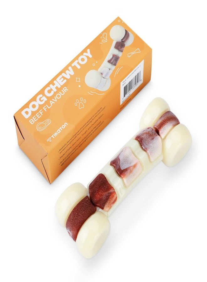 Tikaton Hammerbone Durable Dog Chew Toy for Aggressive Chewers, Beef Flavor Dog Toy, Medium - Image 3