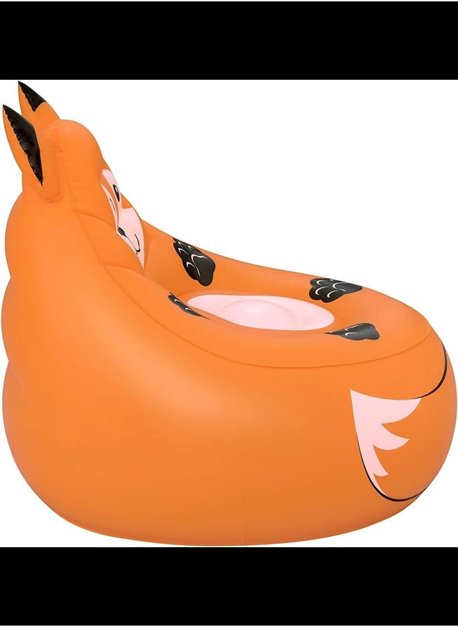 Generic - Inflatable Lounger - Premium 4-in-1 Inflatable Chair to Single Air Bed - Convenient Folding Design - Image 1