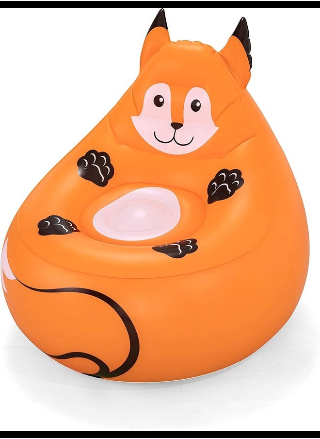 Generic - Inflatable Lounger - Premium 4-in-1 Inflatable Chair to Single Air Bed - Convenient Folding Design - Image 1