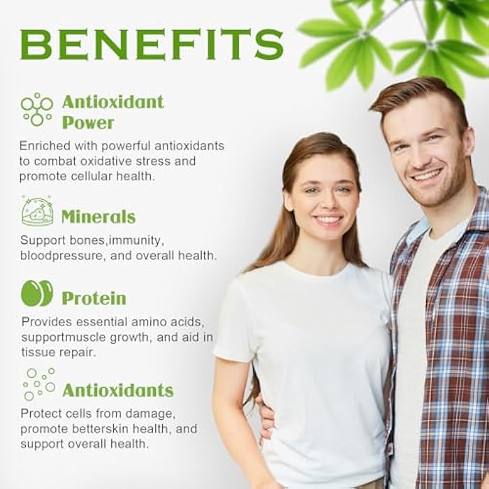 OMOGS Moringa Capsules, Pure Moringa Oleifera Leaf Powder Supplement, Rich Inantioxidants Minerals & Vitamins, for Energy, Metabolism, Immunity & Sleep, Non-GMO, 90 Veg Capsules - Image 5