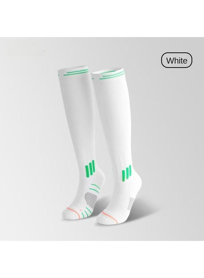 Bluejw ZUZB Spring And Autumn Calf Pressure Sports Socks Summer Yoga Women's Running Rope Skipping Skipping Socks Muscle Compression Socks  - Image 1