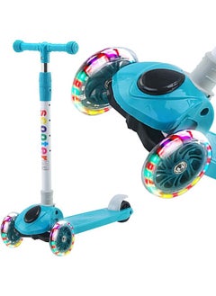 Arabest Kick Scooters for Kids,4 Adjustable Height Foldable Scooter, PU LED Wheels,3 Wheel Scooter for Kids for Girls and Boys Outdoor Learn to See  - Image 5