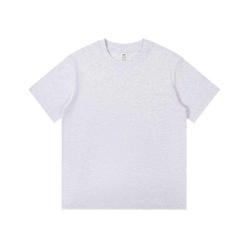Heavyweight 230g Cotton Mens Tee Spring/Summer Light gray