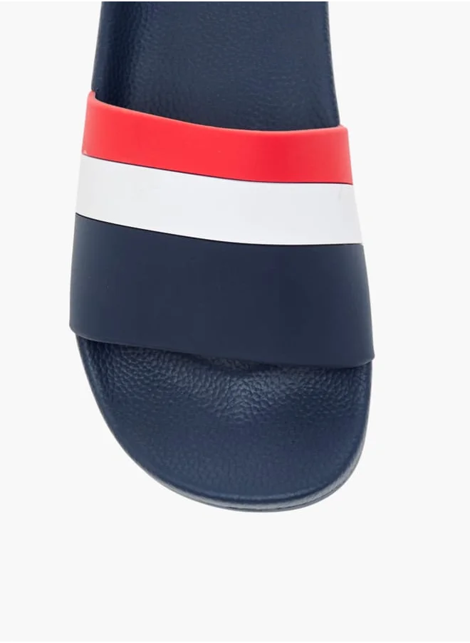 ال بي ال من شو اكسبرس Men Striped Slip-On Slides