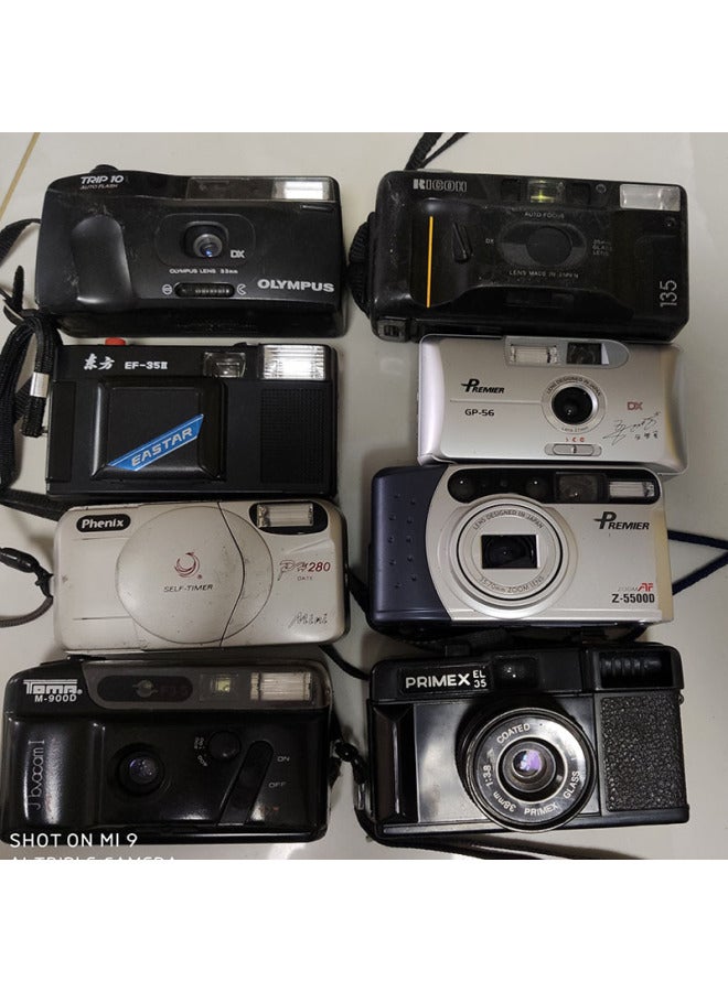 Generic Used Old Camera Retro Paraxial Film Camera Nostalgic Old Object Fool Film Machine Collectible Ornaments-Body Color:A Fool Camera.  - Image 1