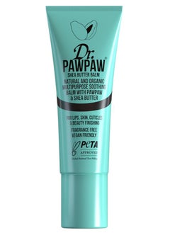 Dr.PAWPAW Dr.PAWPAW Shea Butter, Multi-Purpose Natural No Fragrance Balm for Hydrating Lips, Skin, Hair, Cuticles, Nails & Beauty Finishing (10 ml)  - Image 1