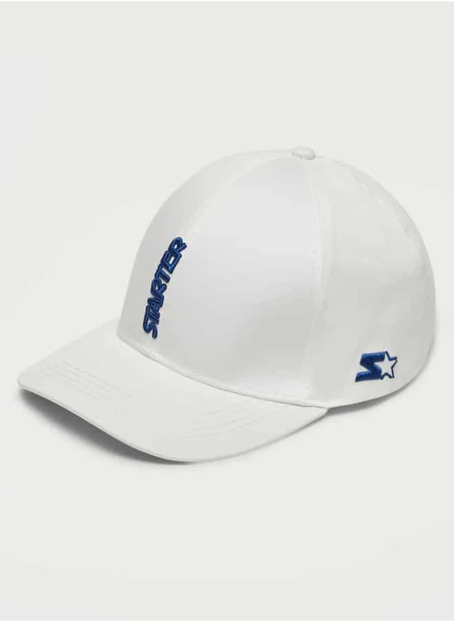 STARTER Starter Logo Embroidered Cap with Buckled Strap Closure