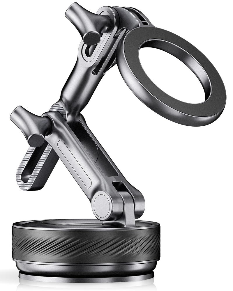 InwodiTeki Magnetic Phone Holders for Your Car, Upgraded 360Â° Vacuum Car Phone Holder, 108+LBS Strongest Suction & 3000gf Magnetic, Car Phone Mount for 17 Pro Max 16 15 14 13 12/ Android Phones - Image 1