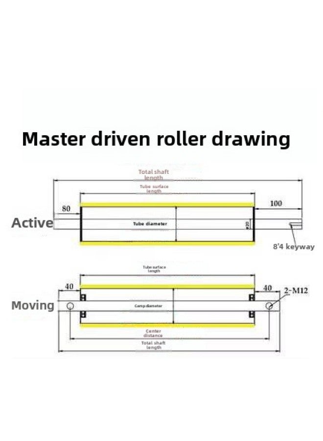 Stainless Steel Drum Dongguan Double Row Sprocket Conveyor Line Conveyor Roller With Unpowered Drum-Specifications:Active Roll Passive Roll Customization  - Image 1