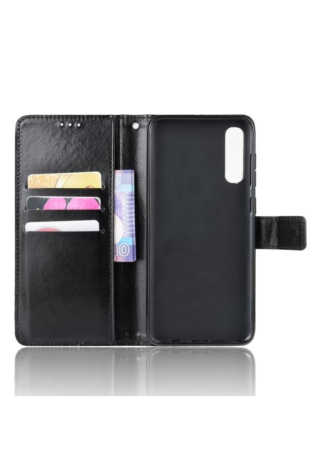 S-TOP Case For Galaxy A90 5G Retro Crazy Horse Texture Horizontal Flip Leather Case with Holder & Card Slots & Photo Frame - Image 4