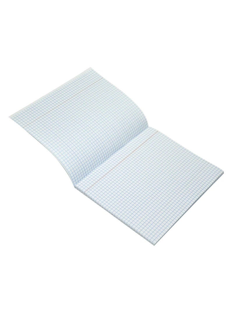 FIS دفاتر تمارين مربعة 5 مم بهامش أيسر، 120 صفحة، عبوة من 12 قطعة، مقاس 16.5 × 21 سم - FSEBSQ05120N - Image 3