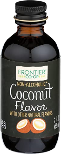 Frontier Co-op Frontier Coop Coconut Flavor 2 Ounce Glass Jar Non Alcoholic Add Tropical Twist to Baked Treats Frostings and Smoothies - Image 1