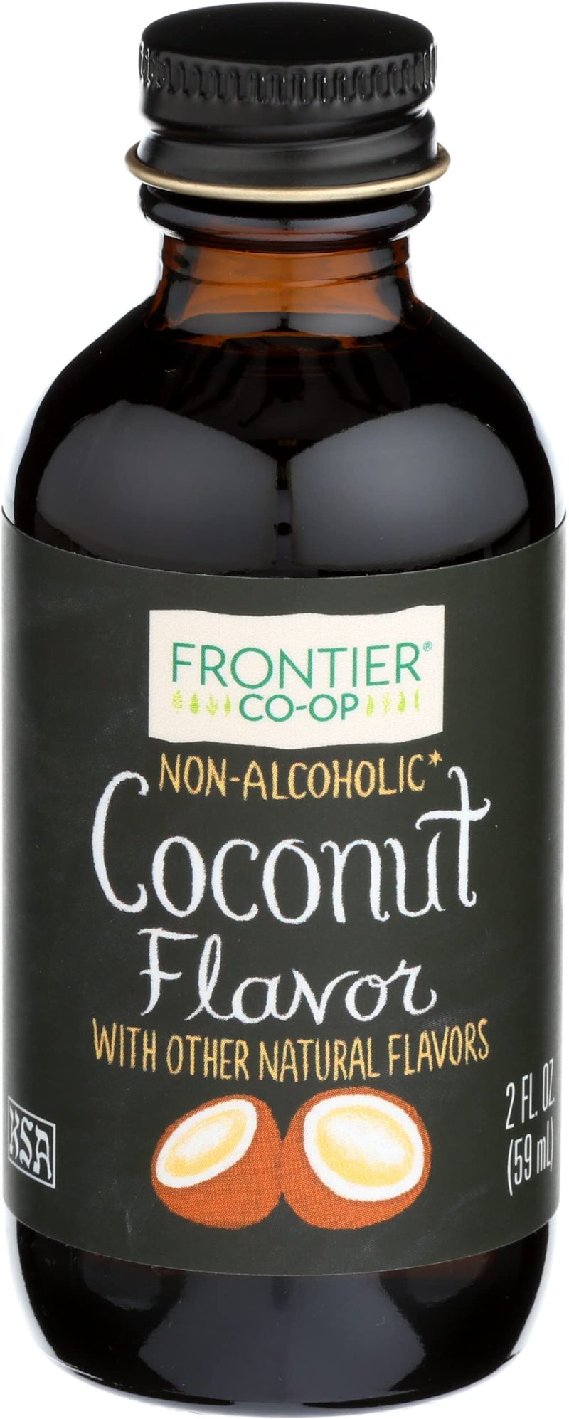 Frontier Co-op Frontier Coop Coconut Flavor 2 Ounce Glass Jar Non Alcoholic Add Tropical Twist to Baked Treats Frostings and Smoothies - Image 3