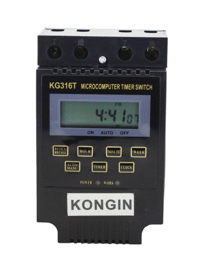KG316T AC 220V LCD Digital Display Microcomputer Timer Control Switch