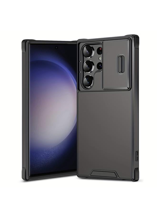 S-TOP Case For Samsung Galaxy S23 Ultra 5G Sliding Camshield TPU + PC Phone Case - Image 1