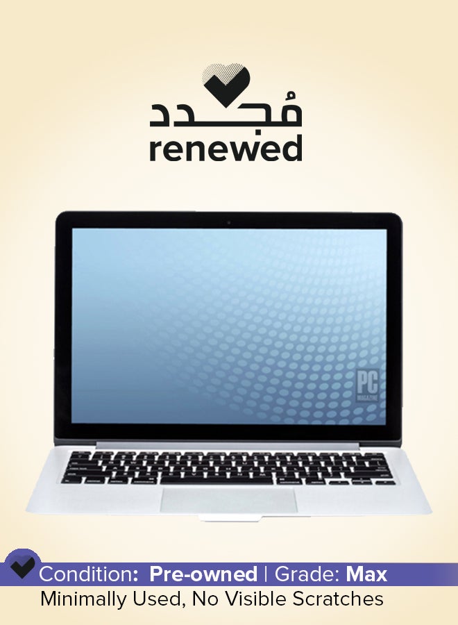 ابل  تم تجديده - كمبيوتر محمول ماك بوك برو A1425 (2012) بشاشة عالية الدقة مقاس 13.3 بوصة ومعالج إنتل كور i5/الجيل الثالث/ذاكرة وصول عشوائي سعة 8 جيجابايت/محرك أقراص SSD سعة 128 جيجابايت/بطاقة رسومات عالية الدقة 4000 فضي - Image 1