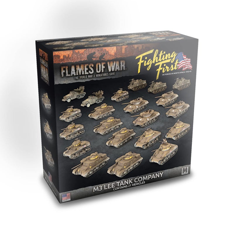 Flames of War Fighting First US M3 Lee Tank Company MidWar - Image 3