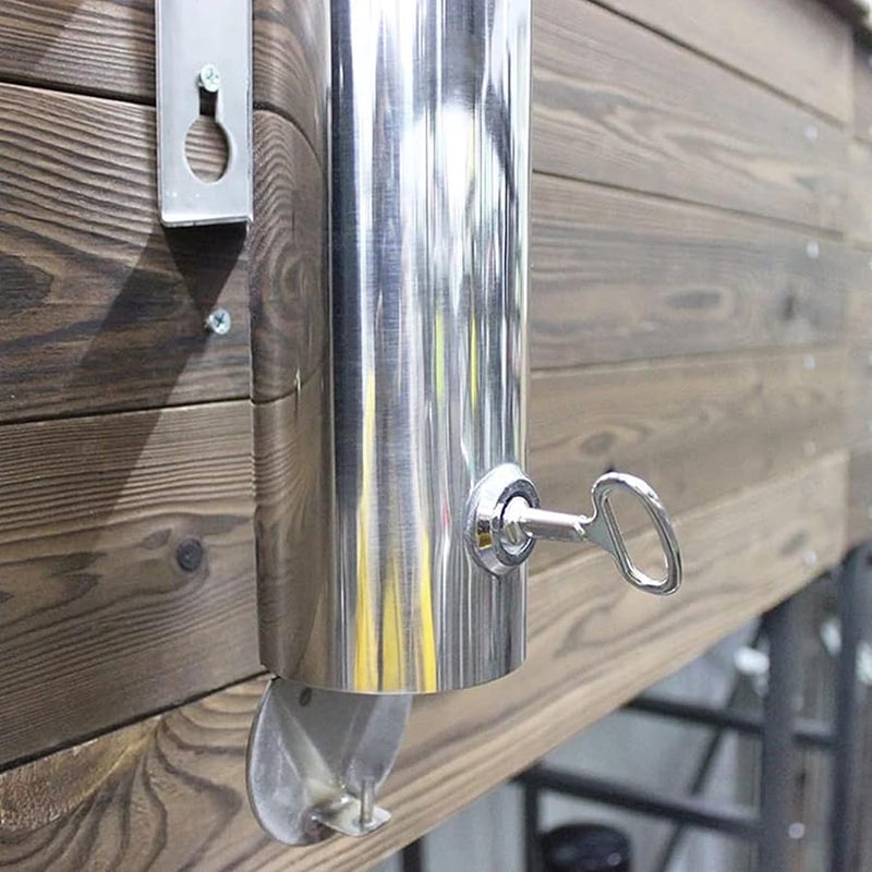 Stainless Steel Wall Mount Outdoor Ashtray For Patio Hotel Cafe Office Restaurant Bar - Image 5