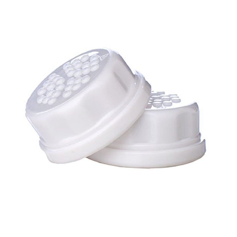 أغطية مسطحة من لايف فاكتوري لزجاجات الأطفال 4 أونصات و9 أونصات خالية من BPA، عبوة من 2