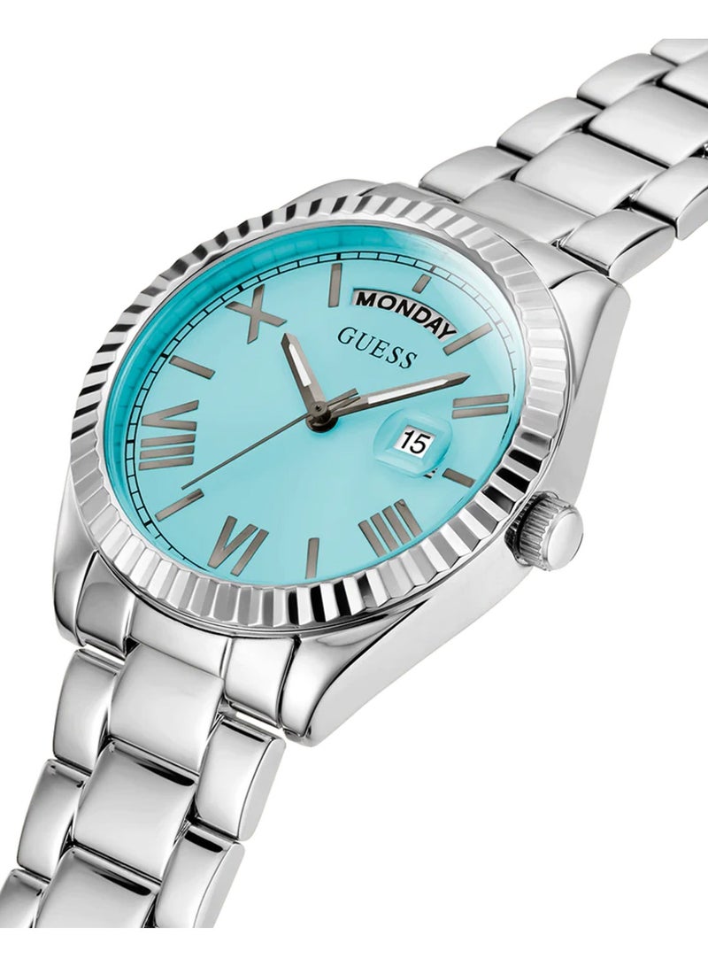 GUESS Women's Luna Silver Stainless Steel Bracelet - GW0308L4 - 36mm - Image 2