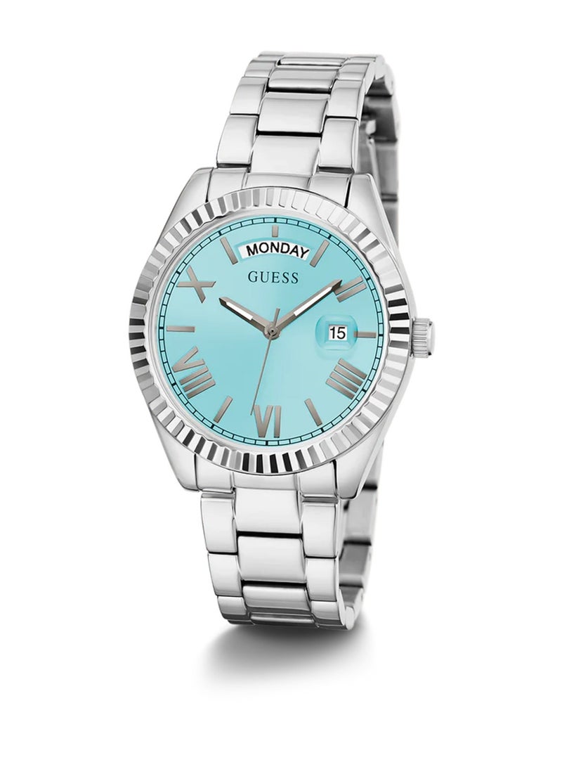 GUESS Women's Luna Silver Stainless Steel Bracelet - GW0308L4 - 36mm - Image 5